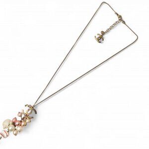 CHANEL Authentic Pink Pearl Necklace